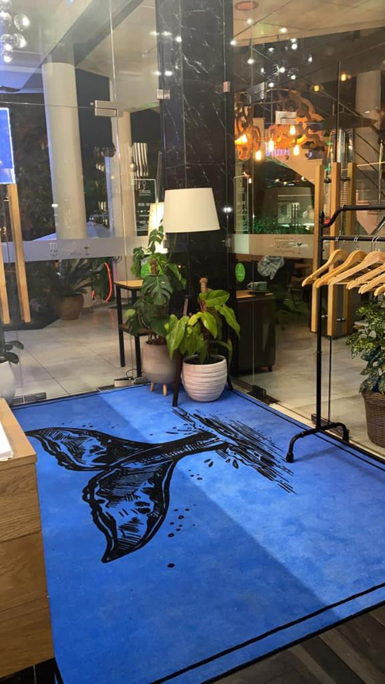 Ковер в гостинице на входе 