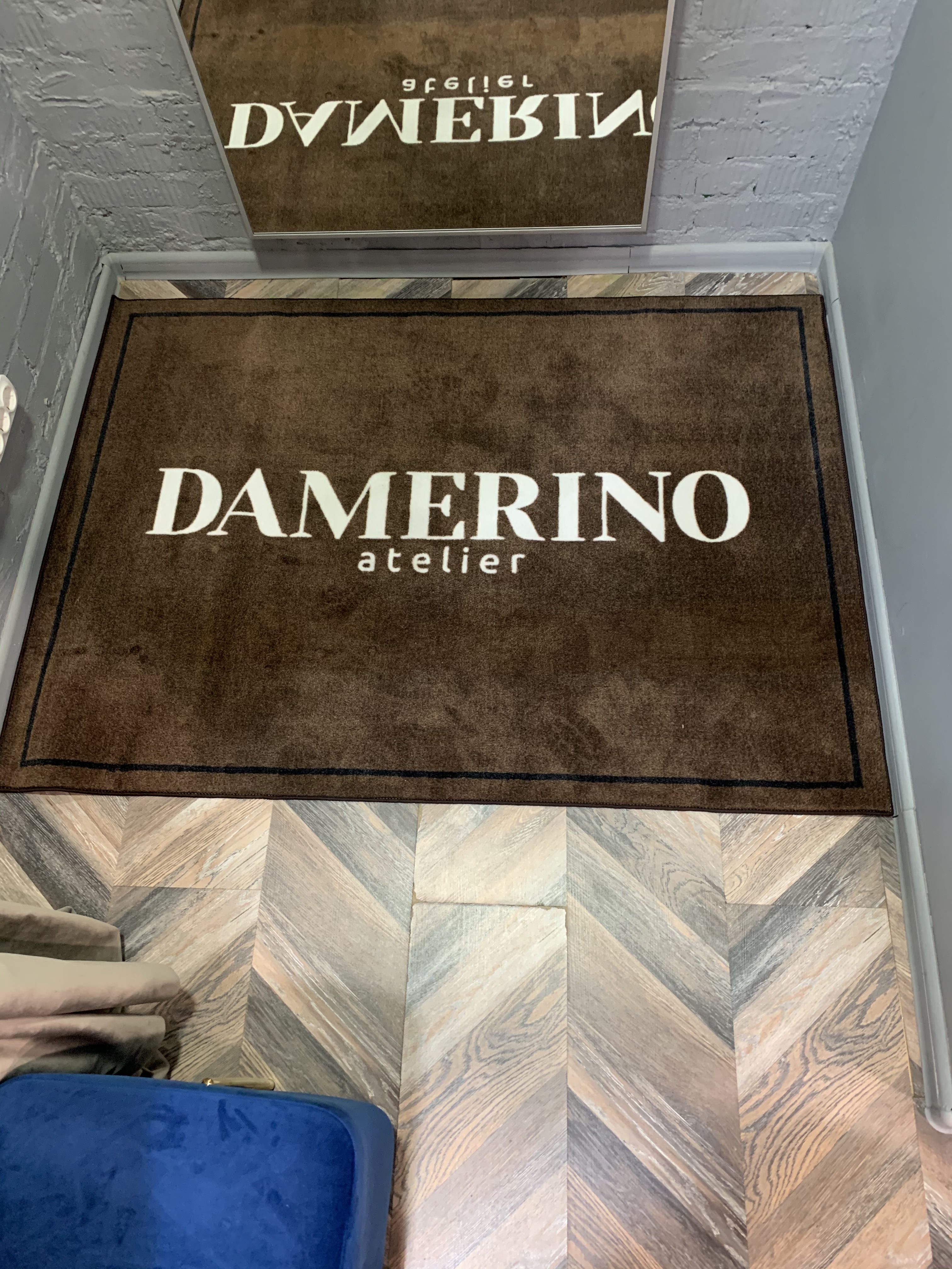 коврик без канта мягкий под ноги для переобувания в магазине