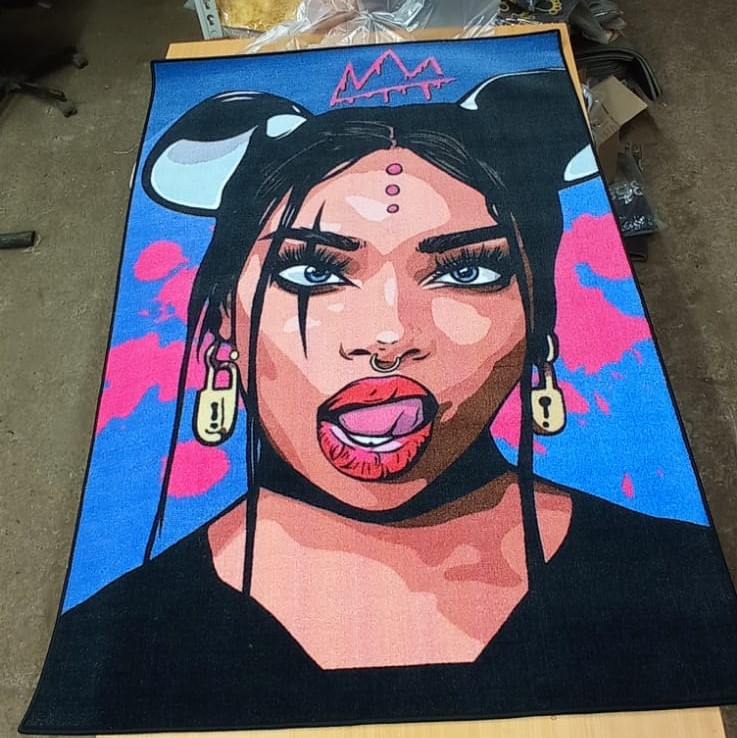 Цвета печати на коврах